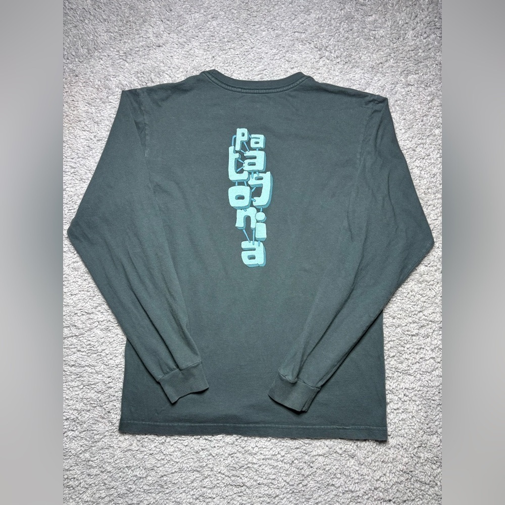 Patagonia Shirt Mens Small Crewneck Long Sleeve Organic Cotton Hiking Layers